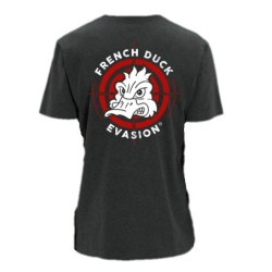 T-SHIRT FRENCH DUCK EVASION® " ROUGE ET BLANC"