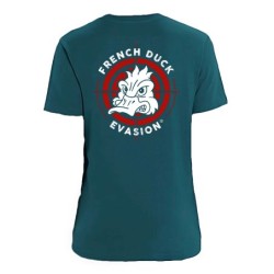 T-SHIRT FRENCH DUCK EVASION® " ROUGE ET BLANC"